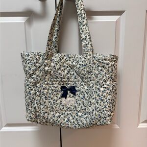 Moon Nude Spring Tote Bag with Zipper